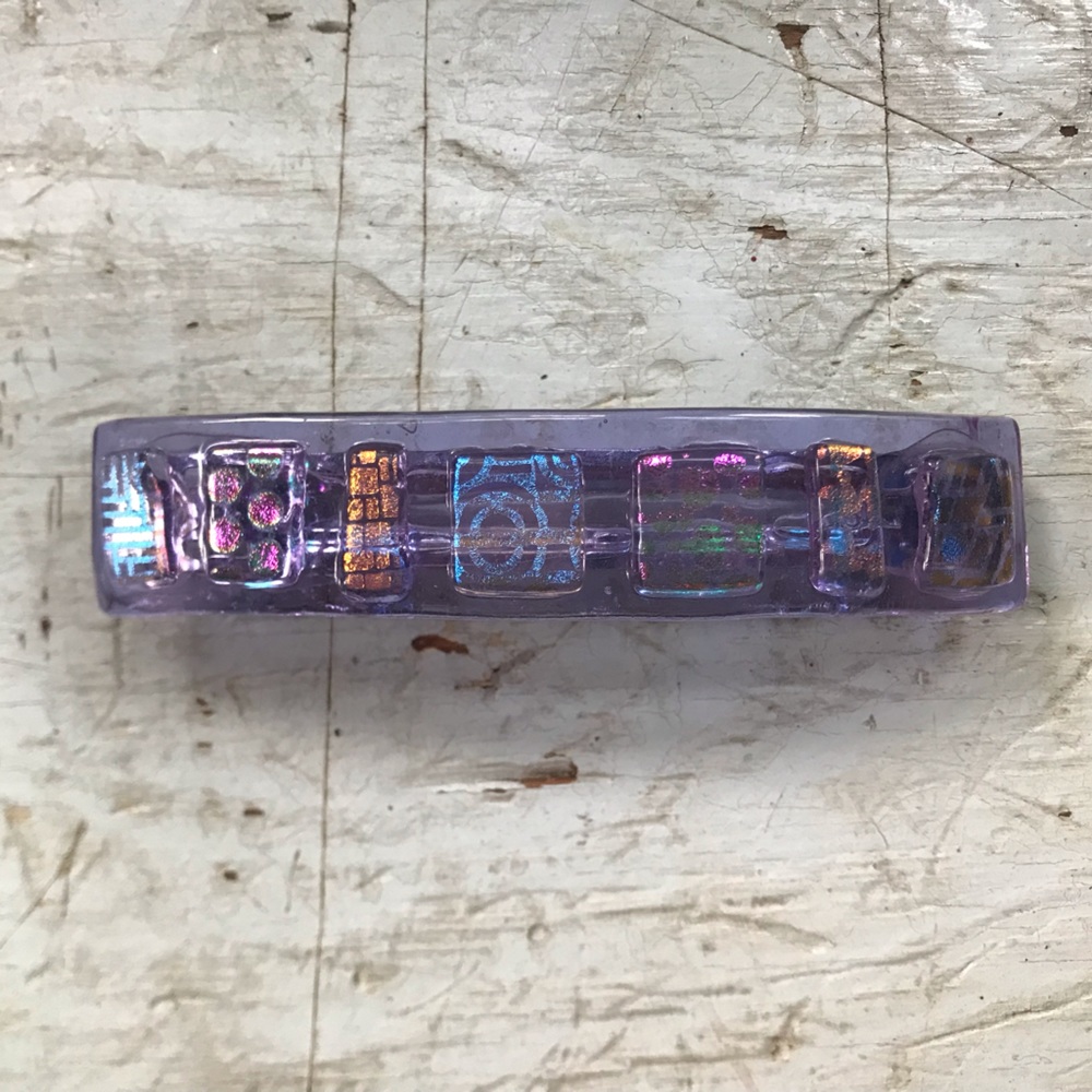 Groovy Purple Hair Clip